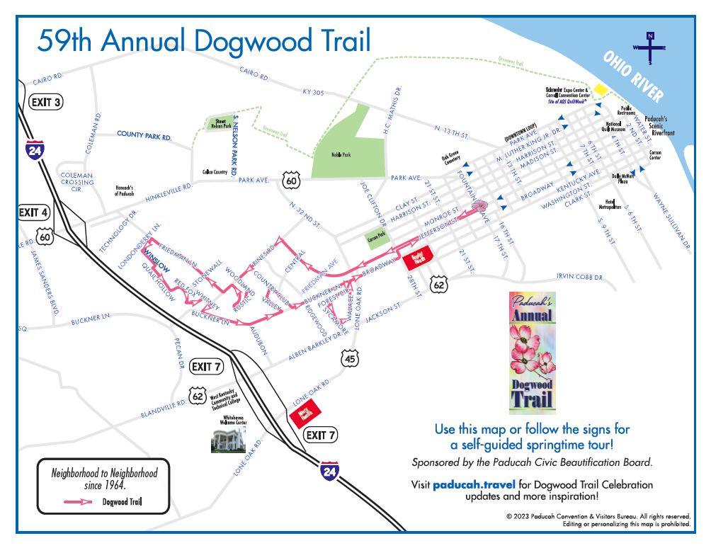 2023 Dogwood Trail Map 