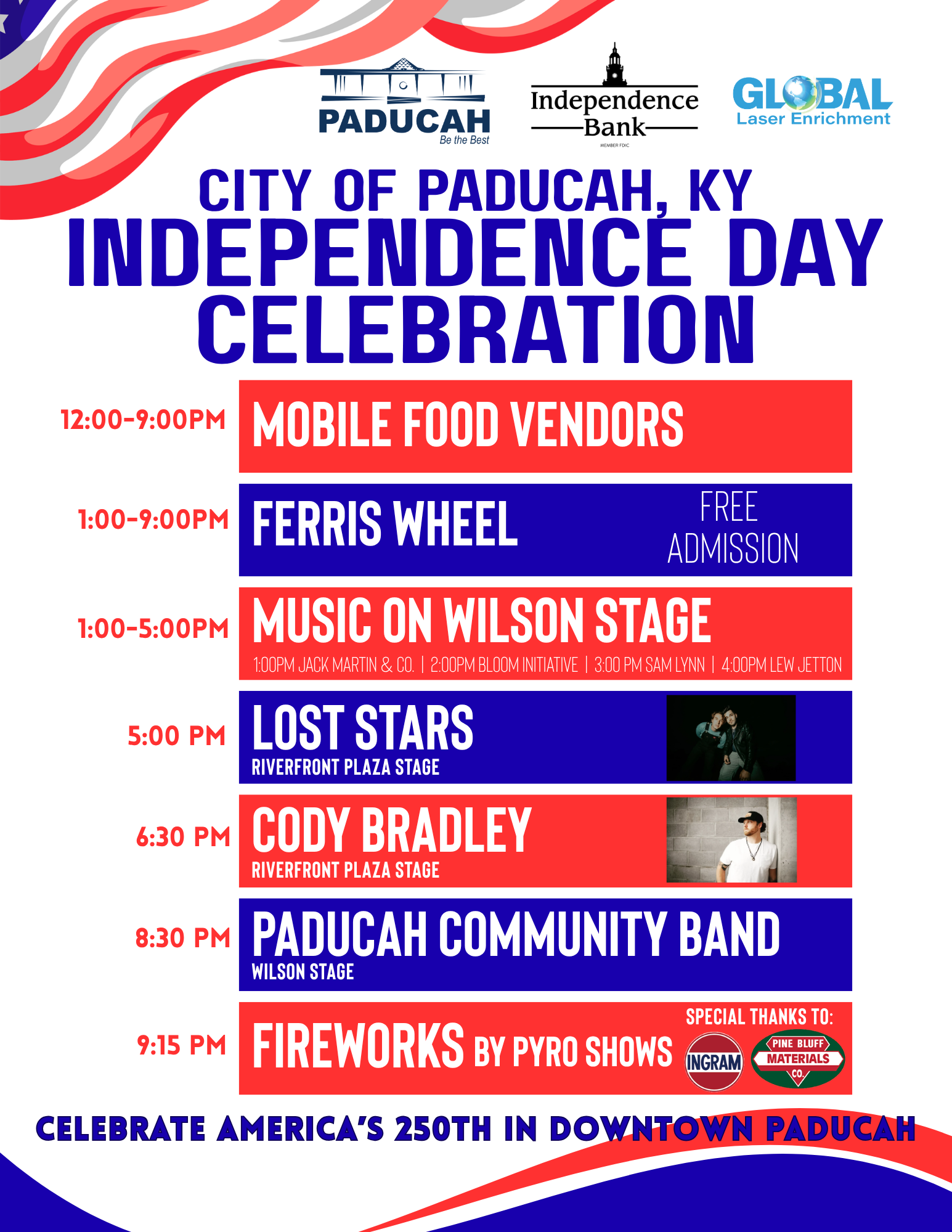 2026 independence day celebration schedule